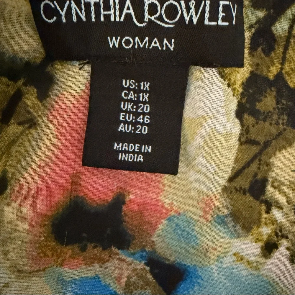 Cynthia Rowley Cover Up, EUC, Size1X - Picture 2 of 12